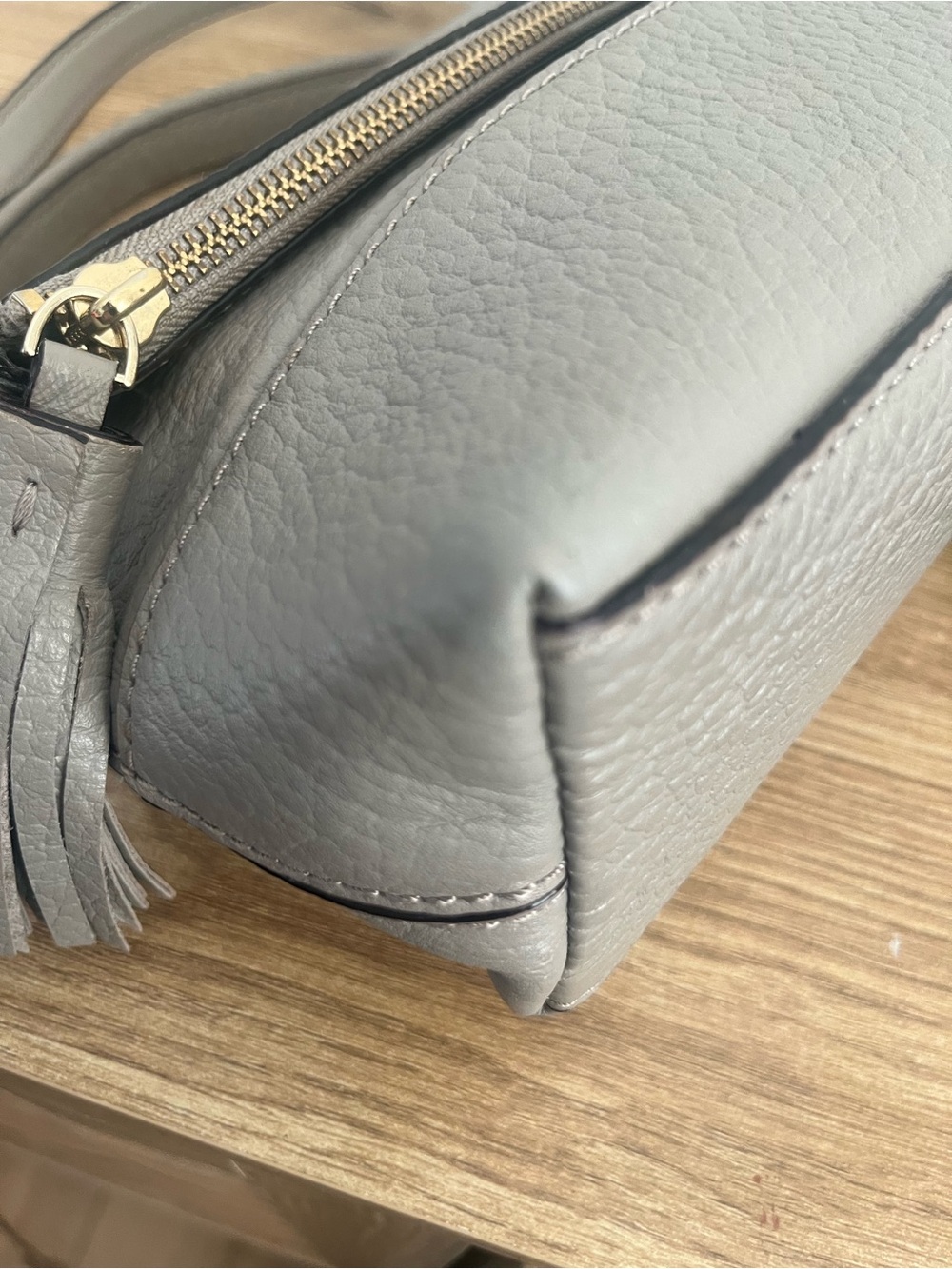 Kate Spade New York Cobby Hill Convertible Crossbody in Gray Beige with Dust Bag - Picture 10 of 16